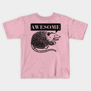 awesome possum Kids T-Shirt